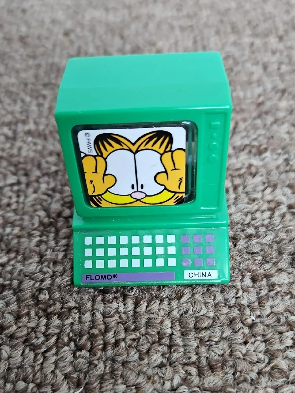 Vintage Garfield FloMo Pencil Sharpner Computer 1.5